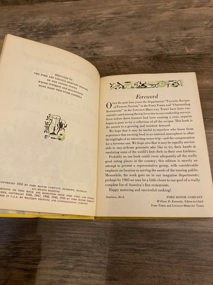 The Ford Treasury of Favorite Recipes from Famous Eating Places by Nancy Kennedy