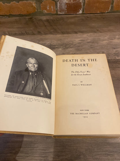 Death In The Desert by Paul I. Wellman