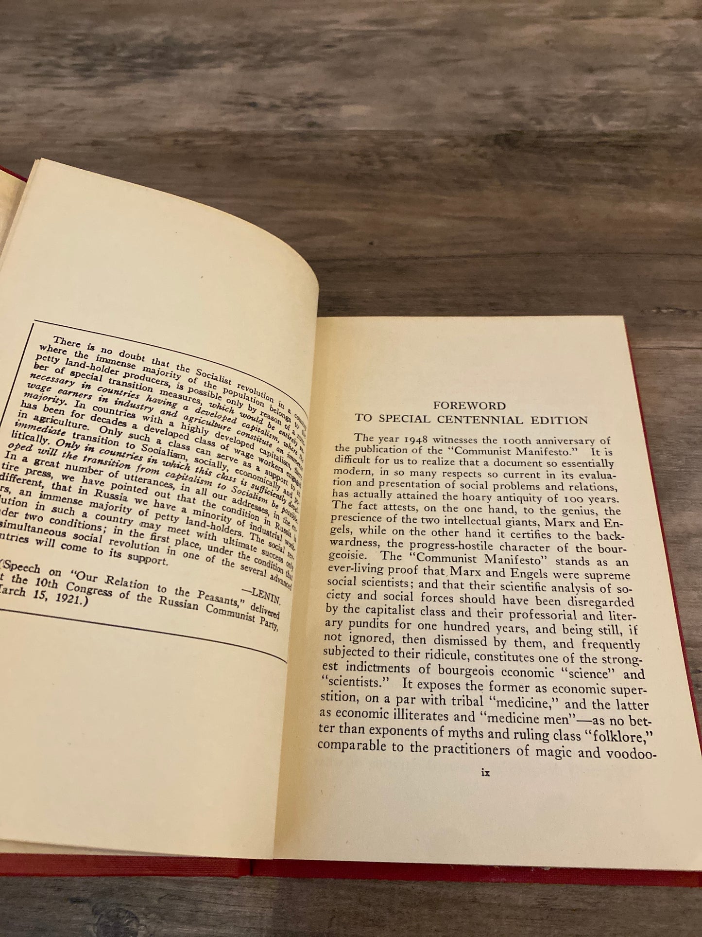 The Communist Manifesto by Karl Marx and Frederick Engels