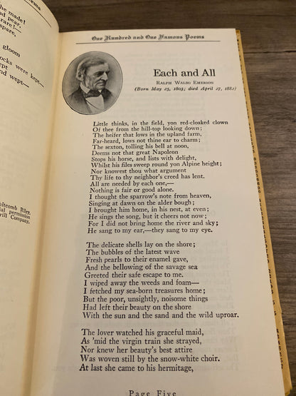 One Hundred And One Famous Poems