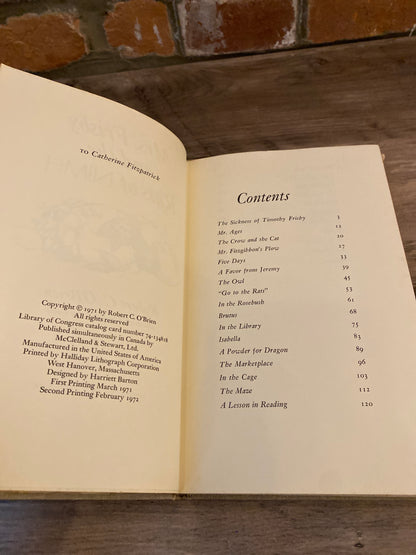 Mrs. Frisby and the Rats of Nimh by Robert C. O’Brien