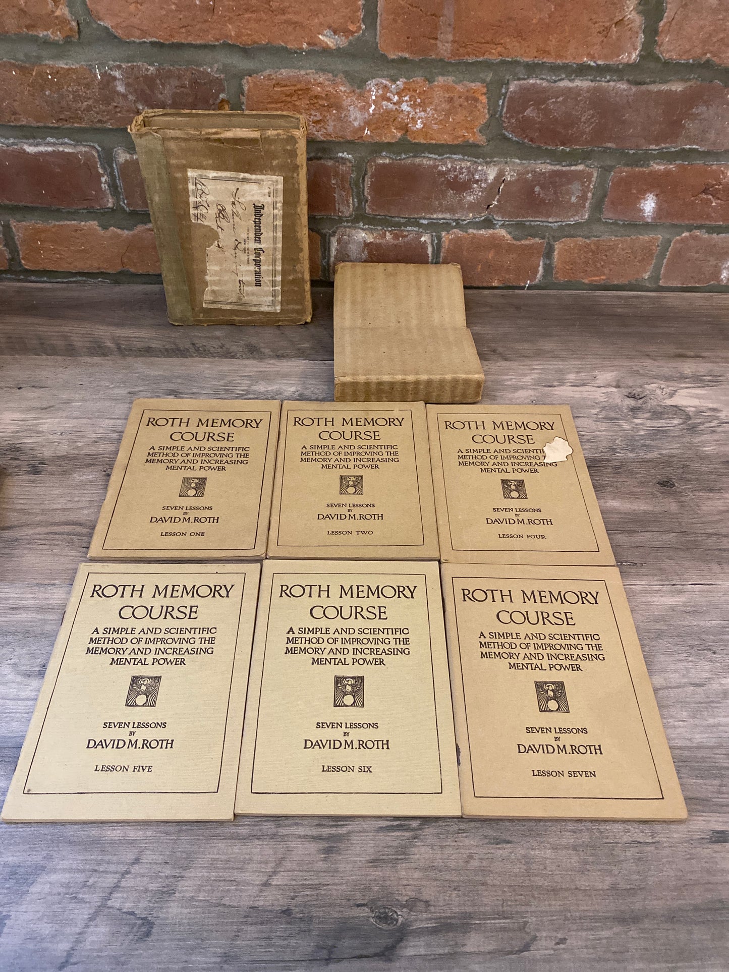 Roth Memory Course by David M. Ross (Missing Vol.3)
