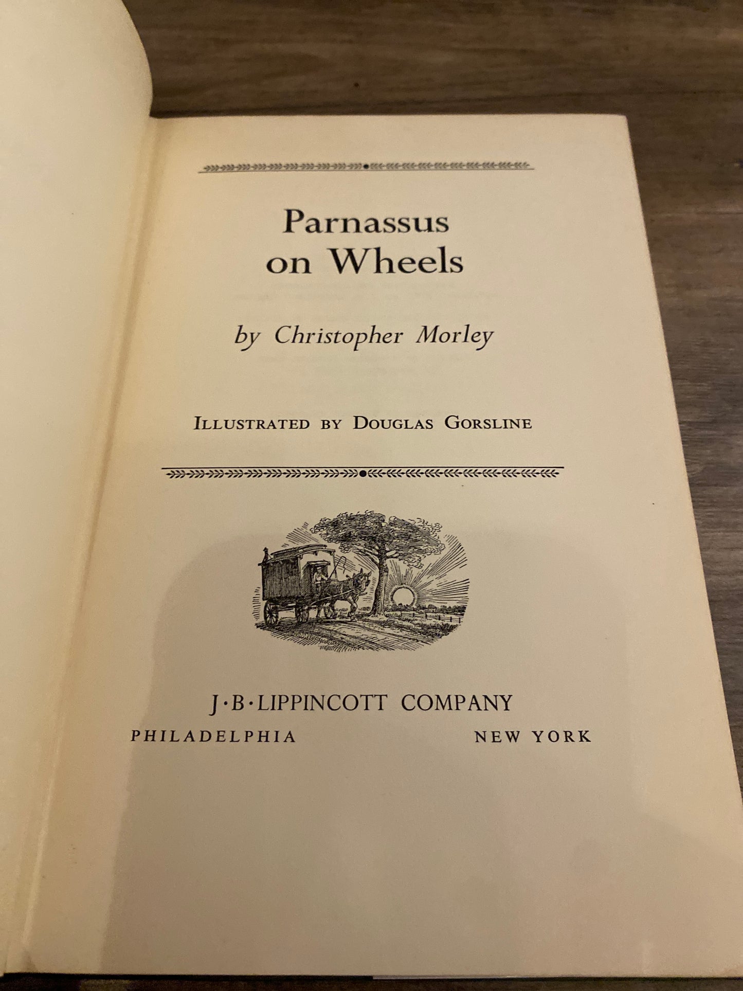 Parnassus On Wheels by Christopher Morley
