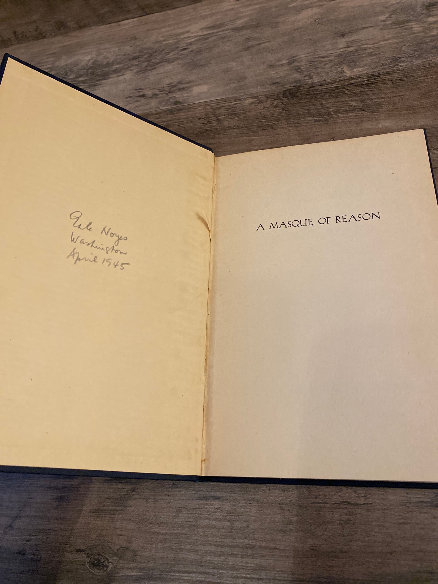 A Masque of Reason by Robert Frost