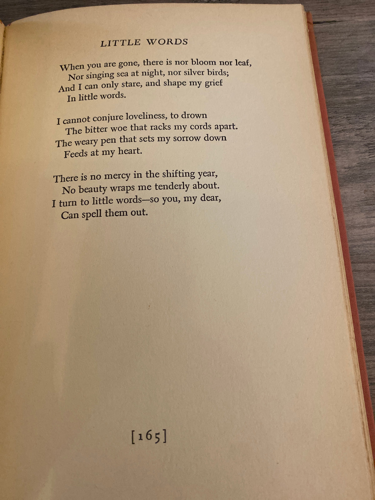 Not So Deep As A Well by Dorothy Parker