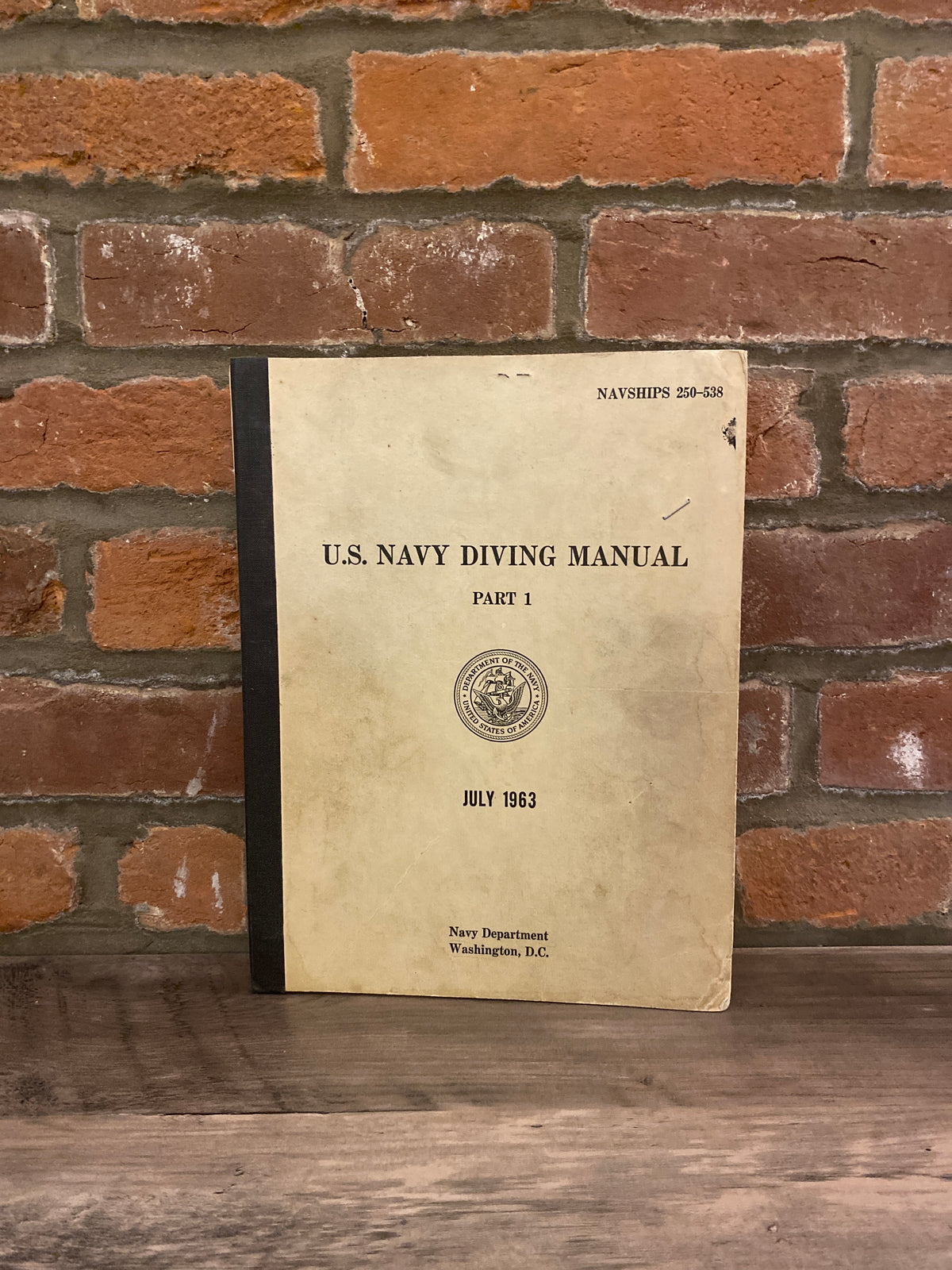 U.S. Navy Diving Manual by Navy Department Washington D.C.