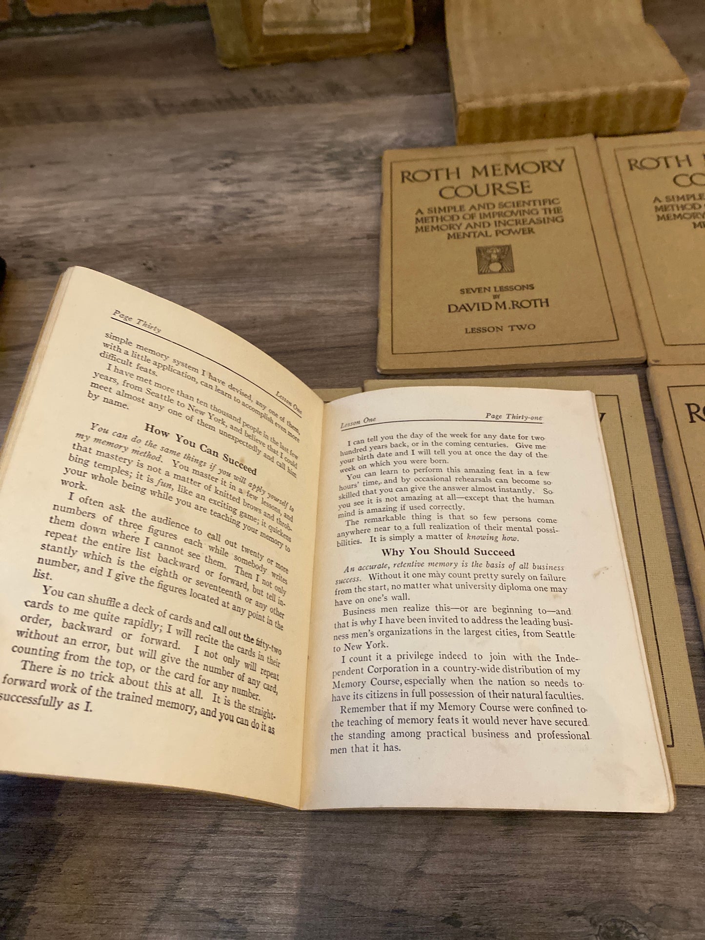 Roth Memory Course by David M. Ross (Missing Vol.3)