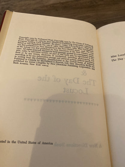 Miss Lonelyhearts and The Day Of The Locust by Nathanael West