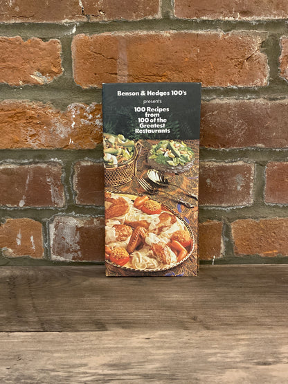 100 Recipes From 100 Of The Greatest Restaurants by Benson & Hedges 100's