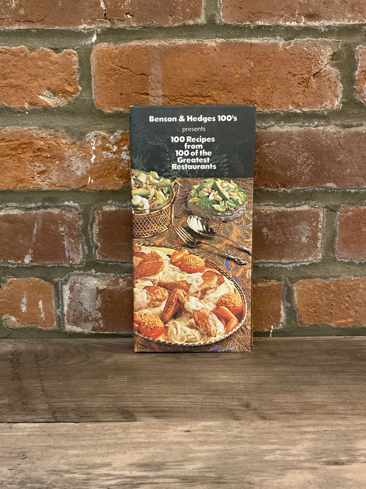 100 Recipes From 100 Of The Greatest Restaurants by Benson & Hedges 100's