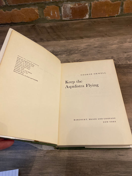 Keep the Aspidistra Flying by George Orwell
