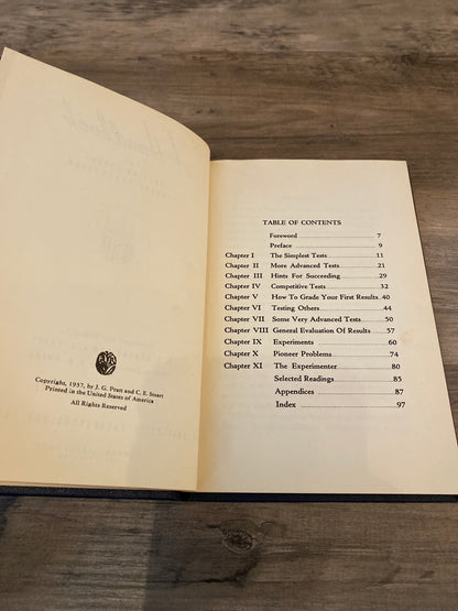 A Handbook For Testing Extra-Sensory Perception by C.E. Stuart