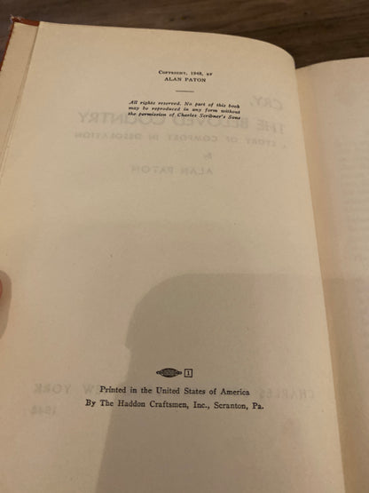 Cry, The Beloved Country by Alan Paton
