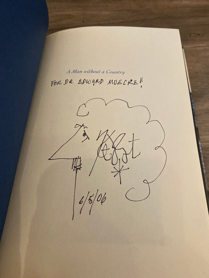 A Man Without A Country by Kurt Vonnegut Signed