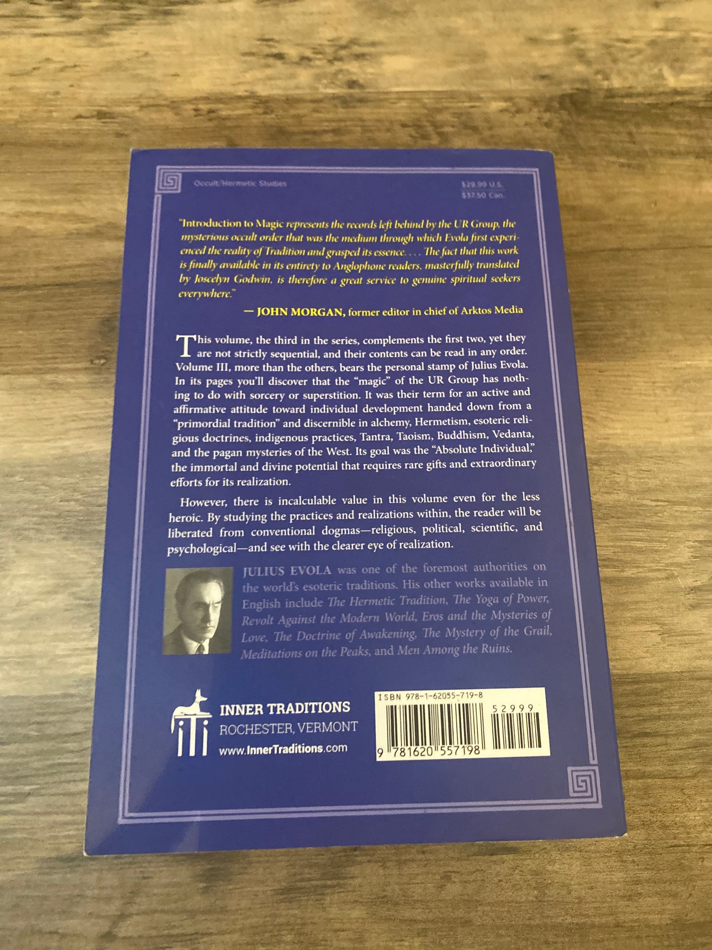 Introduction to Magic Vol. III by Julius Evola