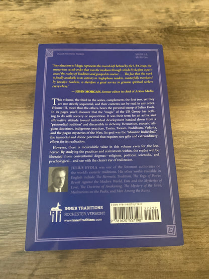 Introduction to Magic Vol. III by Julius Evola