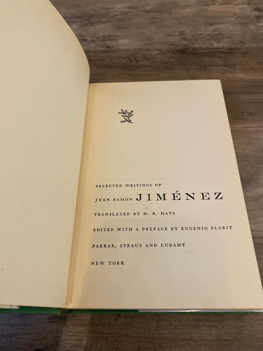 The Selected Writings of Juan Ramon Jimenez