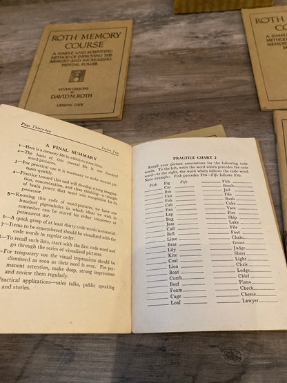 Roth Memory Course by David M. Ross (Missing Vol.3)