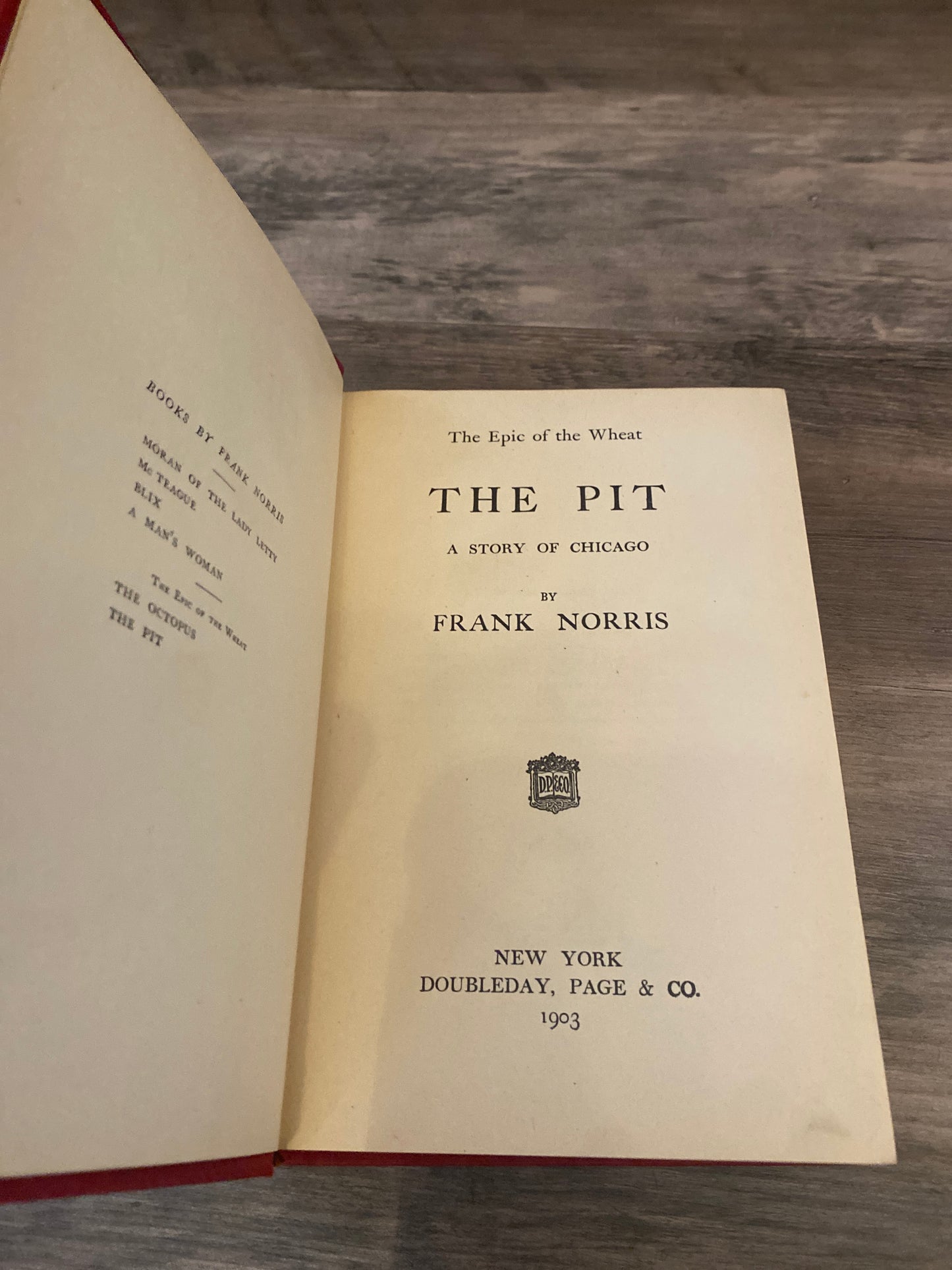 The Pit by Frank Norris