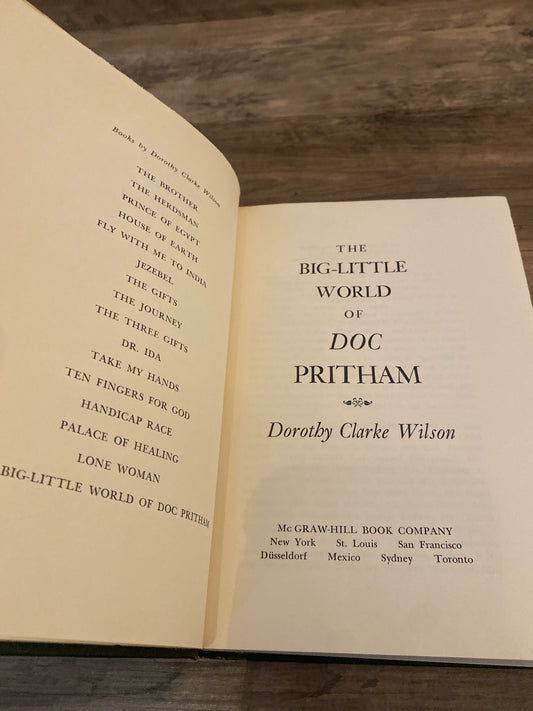 The Big-Little World of Doc Pritham by Dorothy Clarke Wilson