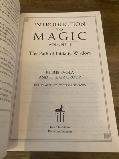 Introduction to Magic Vol. II by Julius Evola