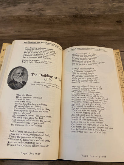 One Hundred And One Famous Poems