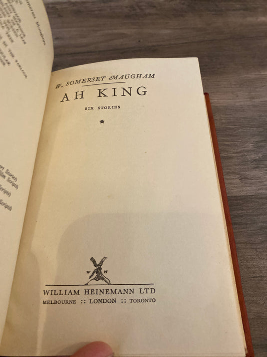 Ah King by W. Somerset Maugham