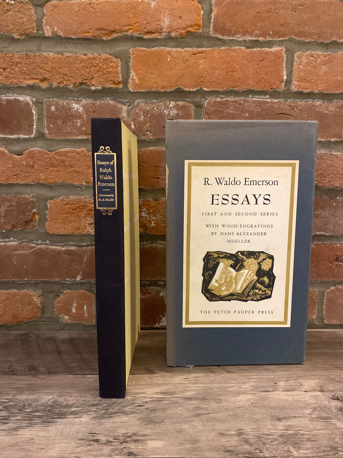 R. Waldo Emerson Essays First And Second Series