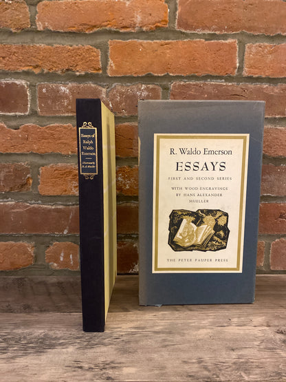 R. Waldo Emerson Essays First And Second Series