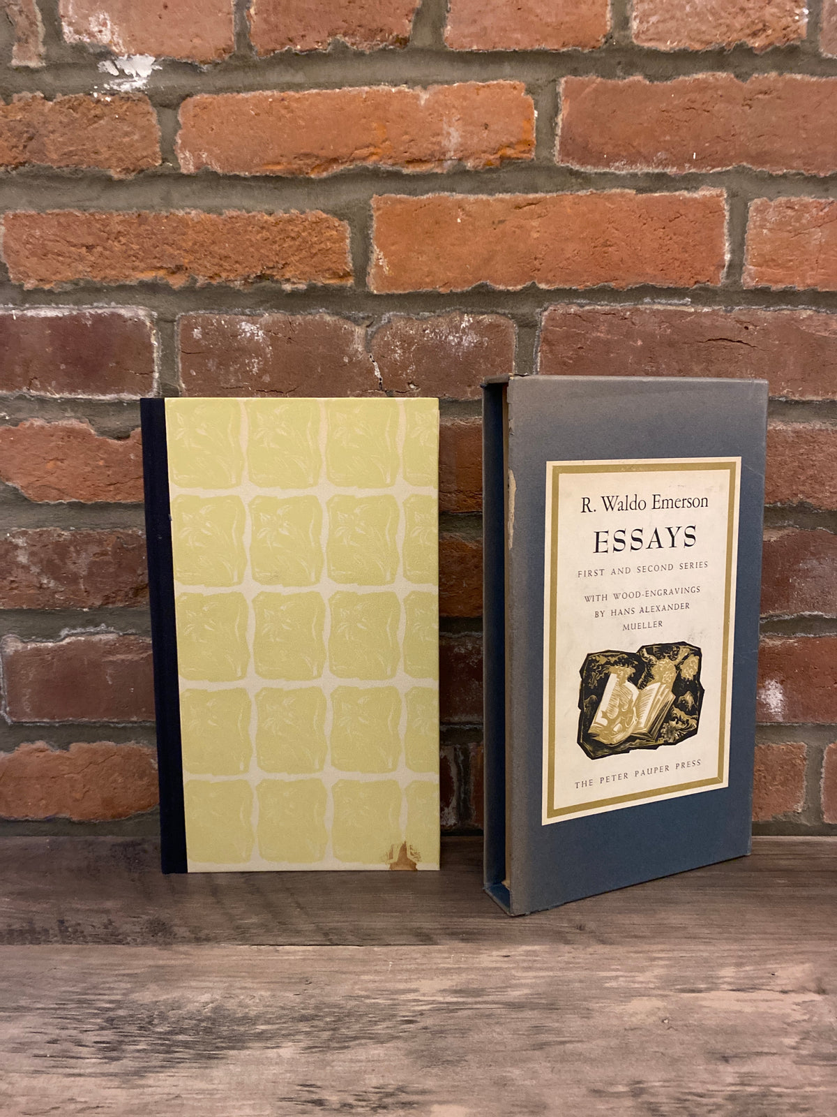 R. Waldo Emerson Essays First And Second Series