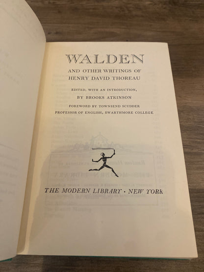 Walden And Other Writings by Henry David Thoreau